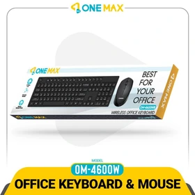 کیبورد و موس بیسیم وان مکس مدل OM-4600W